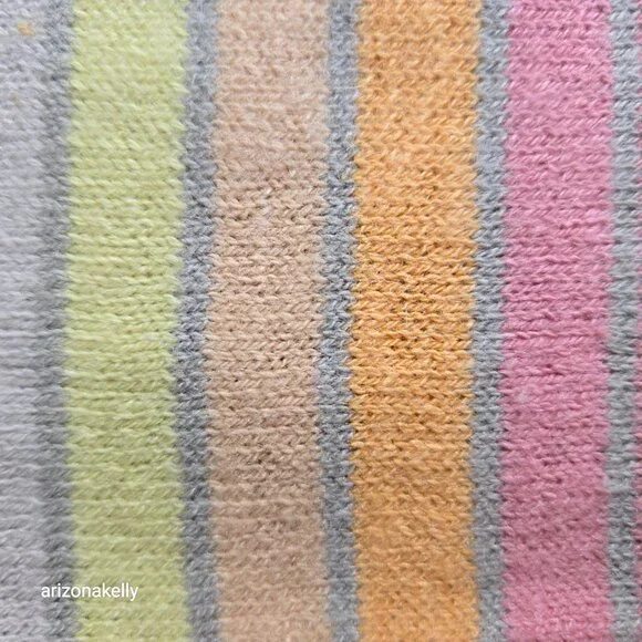 GAP Silk Knit Striped Balaclava Scarf Wrap - Picture 10 of 10